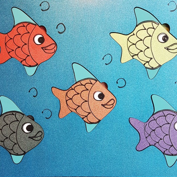 Fish Puzzle - 5 pieces - Kidz Jigz Ltd